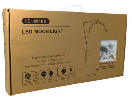 Lampa LED HD-M40X 36W Floor Video Light Half-moon regulowana