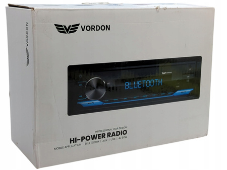 Radio samochodowe Vordon HT-195BT 4x60W radio Bluetooth AUX USB
