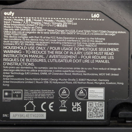 Robot sprzątający Eufy RoboVac L60 Hybrid 5000Pa iPath