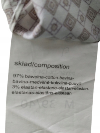 KOSZULA MĘSKA PAKO LORENTE ROZMIAR M BRĄZOWA W KRATKĘ