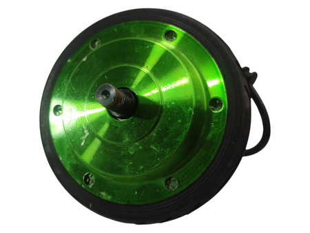 SILNIK Z OPONĄ ZUŻYTĄ CB24V1901110887 ZIELONY MOTUS 6,5 HULAJNOGA