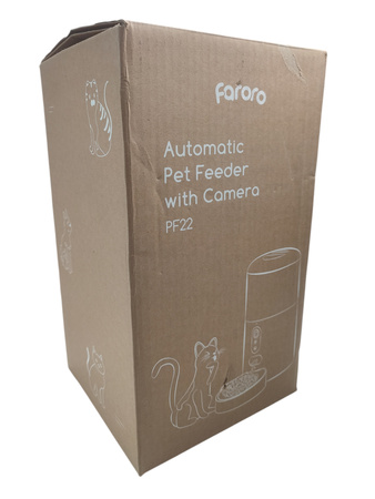 Automatyczny podajnik karmy dla zwierząt Faroro PF22 4 litry WiFi 2,4 GHz