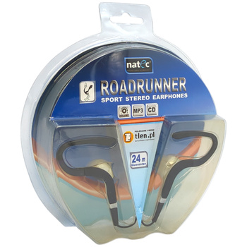 DOUSZNE SŁUCHAWKI NATEC ROADRUNNER SPORT STEREO EARPHONES