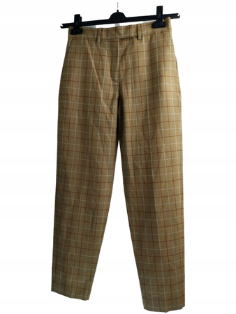 Spodnie damskie w kratę CALVIN KLEIN ROZ.32