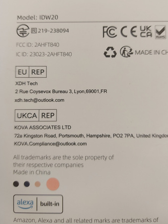 Smartwatch IDW20 1,91" HD Bluetooth Alexa 100+ trybów IP68 Różowy