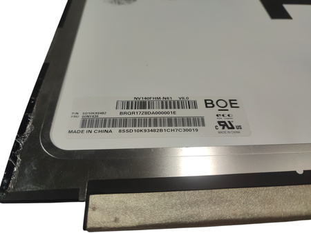 Matryca BOE NV140FHM-N61 V8.0 14" Full HD 1920x1080 IPS 30-pin eDP