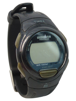 Zegarek męski cyfrowy Timex Ironman 39mm na czarnym gumowym pasku