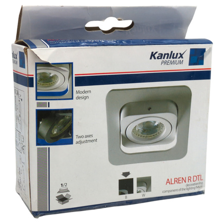 Oprawa sufitowa RUCHOMA halogen do LED GU10 KANLUX ALREN R DTL-B