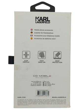 Etui Karl Lagerfeld Plecki do Samsung Galaxy s23 różowe