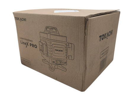 Laser krzyżowy poziomica laserowaTokachi LineX PRO 45 m (NAR/LAS/16)