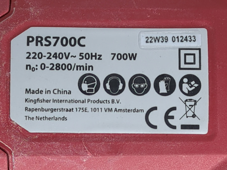 PIŁA SZABLASTA ELEKTREYCZNA PERFORMERS PRS700C 700W 0-2800/min.