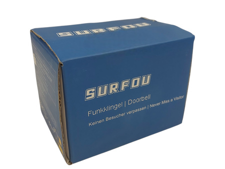 Dzwonek do drzwi bezprzewodowy Surfou N128 400M 55 DŹWIĘKÓW