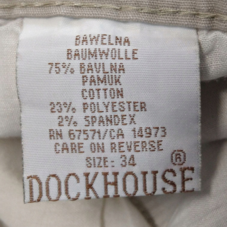 SPODNIE DAMSKIE DOCKHOUSE ROZMIAR 34 BEŻOWE
