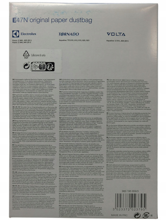 Electrolux E47N Worki do odkurzaczy Flexio i Aqualine (20 l)