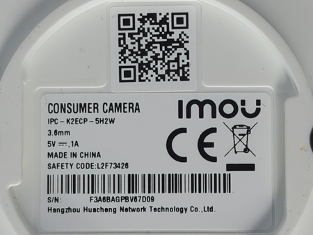 Kamera Imou IPC-K2ECP-5H2W 5MP PTZ WiFi 355°