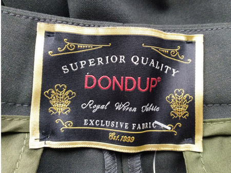 Spodnie damskie Garniturowe Zielone DONDUP ROZ.44
