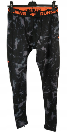LEGGINSY DAMSKIE DO BIEGANIA 4F ROZMIAR M CZARNE