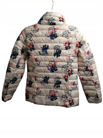 KURTKA DAMSKA PIKOWANA TOM&ROSE ROZMIAR S RÓŻOWA W KWIATY