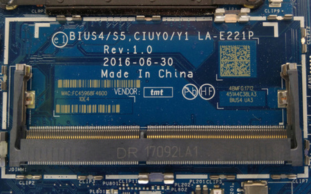 Płyta główna laptopa Lenovo IdeaPad 510S-14IKB LA-E221P