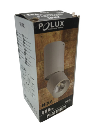 Oczko przegubowe natynkowe Nixa 10 W 800 lm biały