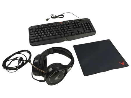 Zestaw Varr Set 03 Klawiatura + Słuchawki + Podkładka (VG4IN1SET03)