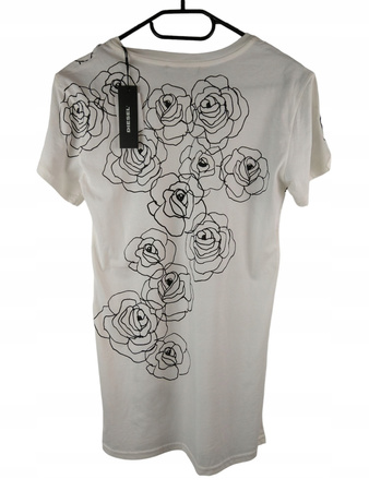 T-Shirt damski DIESEL Rozmiar XS Biały