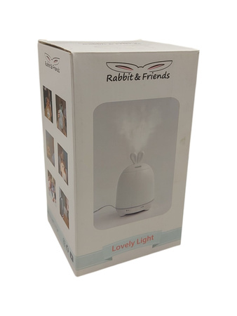Rabbit & Friends Królik Dyfuzor Lampka Nocna Biała