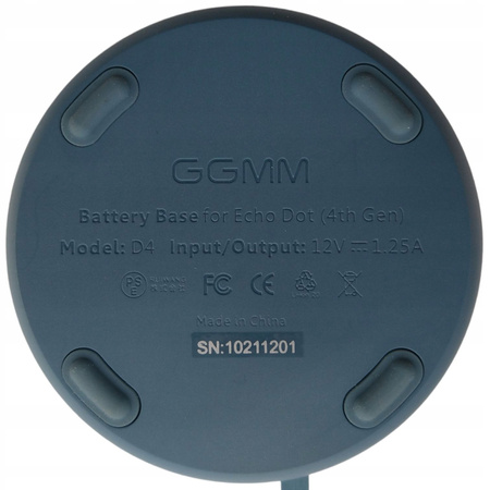 GGMM D4 Podstawa baterii dla Echo Dot (4 generacji)