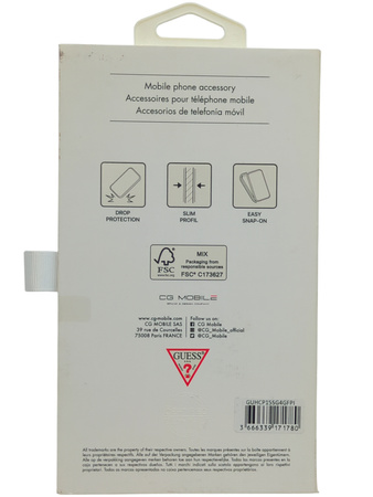 Etui Guess Plecki do Apple iPhone 15 różowe