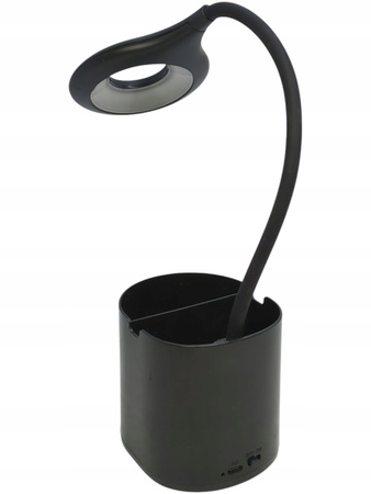 Lampka stołowa akumulatorowa z pojemnikiem SMUKEE 240296-B-W