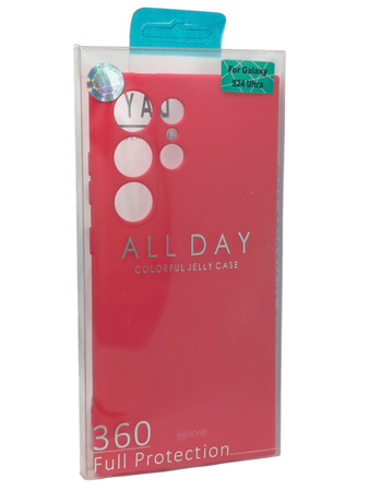 Etui Roar Colorful Jelly Case do Samsung Galaxy S24 Ultra Różowe
