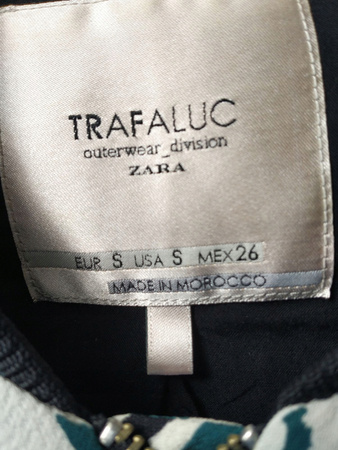 Bluza damska ZARA TRAFALUC Rozmiar S ZIELONA