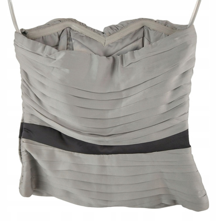BLUZKA DAMSKA H&M ROZMIAR 34 SZARA