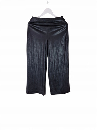 TRUE ROYAL Damskie Spodnie Skórzane / Imitacja Skóry Czarne 28-34