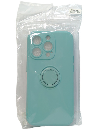 Etui Plecki do Apple Iphone 14 Pro Turkusowe z uchwytem na palec