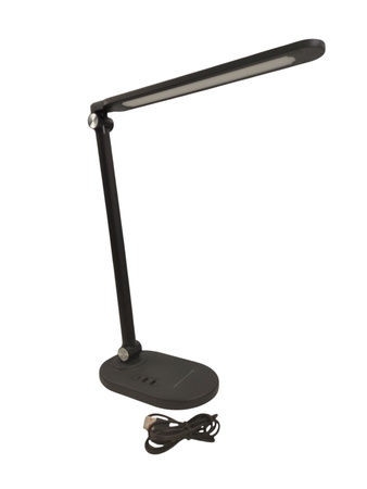 Lampka biurkowa LED Boronasd JY013A z timerem Czarny