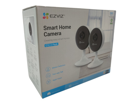 Zestaw 2 Kamery WiFi Ezviz C1C Full HD 1080p Wewnętrzne