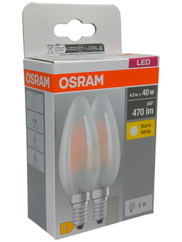 Żarówka LED OSRAM BASE CLASSIC B 40 4W 2700K E14