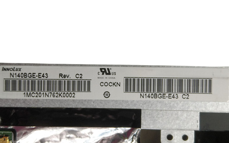 Matryca INNOLUX N140BGE-E43 / 14,0" / 1366x768 HD /