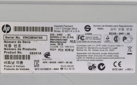 Drukarka laserowa HP P1102 mono Przebieg 62805 stron