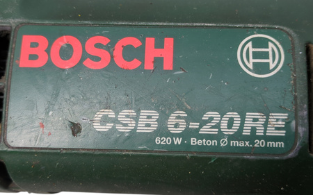 Wiertarka udarowa Bosch CSB 6-20RE 620 W