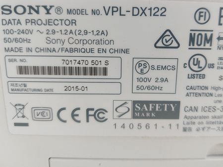 Projektor Sony VPL-DX122 XGA 2600 lumenów