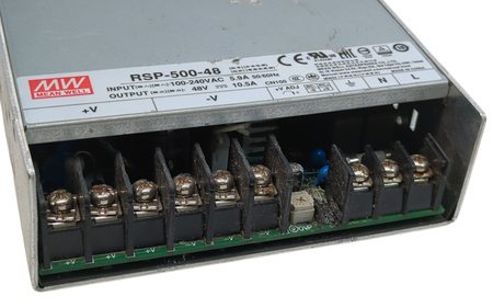 Zasilacz Impulsowy MEAN WELL RSP-500-48 500W 48V 10,5A Do Zabudowy