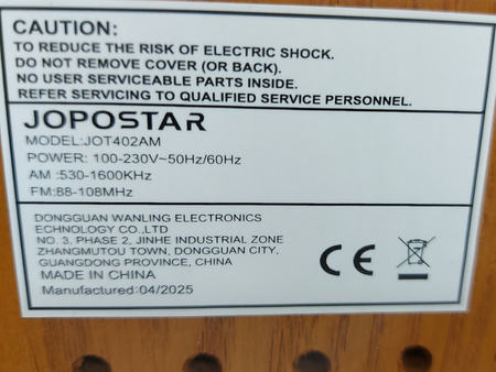 Gramofon  Jopostar JOT402AM