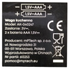 Waga kuchenne Hoffen AK-040247 precyzyjna 5 kg