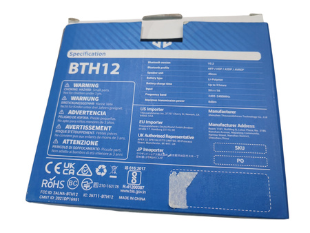 Słuchawki bezprzewodowe nauszne dla dzieci iClever BTH12