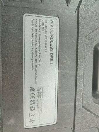 Wkrętarka akumulatorowa 20V Cordless Drill 18V-T + Walizka