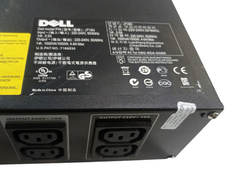 Zasilacz awaryjny UPS DELL J718N 1000VA