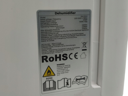 Osuszacz powietrza Conopu DH-CS10 270W biały