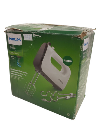 Mikser ręczny Philips HR 3741/00 450 W Funkcja Turbo biały